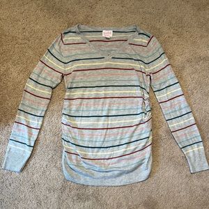Isabel Maternity shirtGrey with striped Size XS